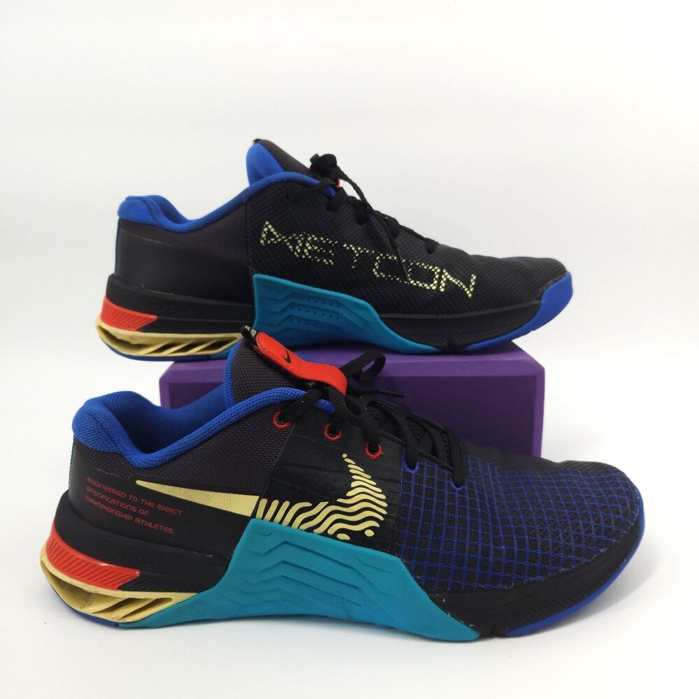 Nike Metcon 8 Trainers Shoes Mens Size 10 Blue React Training Gym DO9328-003
